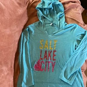 XL Salt Creek Apparel Salt Lake City thin hoodie